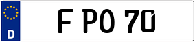 Truck License Plate